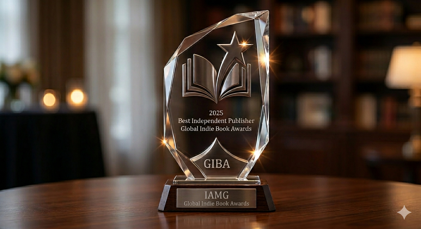 Best Independent Publisher trophy — Global Indie Book Awards